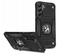 Coque Blindée - WOZINSKY - Ring Armor - Samsung Galaxy S23 - Support Magnétique - Noir