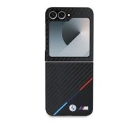 CG MOBILE BMW BMHCZF623PUDTK Coque de protection rigide pour Z Flip6 F741 Noir Carbone Tricolore