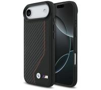 Coque BMW M Carbon Line & Logo MagSafe pour iPhone 17 Air Rouge