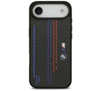 Coque BMW M Kevlar Lines & Logo MagSafe pour iPhone 17 Air Noir