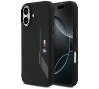 Etui BMW M Silicon Vertical Logo MagSafe do iPhone 17 czarny