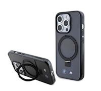 Coque BMW pour iPhone 15 Pro [Licence Officielle] par CG Mobile | Compatible avec Mag-Safe | Coque Rigide de Protection avec Anneau IML conçue pour iPhone 15 Pro (6,1") 2023 - Noir