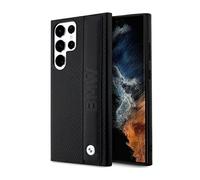 Coque - BMW - Samsung Galaxy S23 Ultra - Cuir Texturé - Élégant - Noir