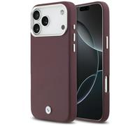Coque BMW Sign Full Wrapped Metal MagSafe pour iPhone 17 Pro Max, rouge