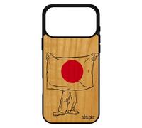 Coque Bois Drapeau Japon Japonais Pour Iphone 17 Pro Max Silicone Basket Jo Dessin Coupe Du Monde 2000 Go 4g Case
