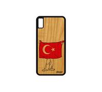 Coque bois iPhone XS Max silicone drapeau turquie turc 256 Go foot football rigide unique portable jo basket
