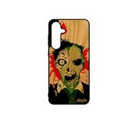 Coque bois mort vivant pour Samsung S24 FE silicone 4G epouvante original eclaboussure fin du monde paranormal tache de sang pour galaxy