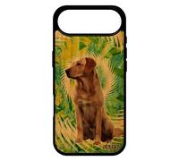 Coque Bois Pour Iphone 17 Air Silicone Chien Vert Nature Golden Retriever Fr¿Ne Animal Canin Chiot Souple Design Rigide Case
