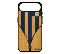 Coque Bois Pour Iphone 17 Air Silicone Drapeau Grece Grec Basket Jo Euro Coupe Du Monde Foot Noir Smartphone Portable Football De