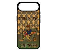 Coque Bois Pour Iphone 17 Air Silicone J'peux Pas J'ai Match De Protection Handball Foot Coupe D'europe Unique Rugby Football