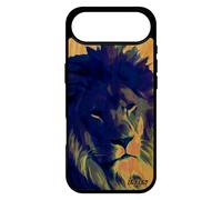 Coque Bois Pour Iphone 17 Air Silicone Lion Peinture Animal Lionne Savane Roi Fauve Original Animaux Telephone Case Design De