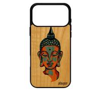 Coque Bois Pour Iphone 17 Pro Max Silicone Bouddha Telephone Orange Antichoc Motif Homme Portrait Personnalis¿ Case Zen Jolie