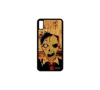 Coque bois pour iPhone XS Max silicone zombie horreur 4G Marron apocalypse Apple