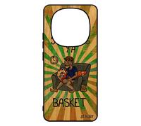 Coque Bois Pour Redmi Note 14 Pro/14 Pro+ Plus 5g Silicone J'peux Pas Y'a Basket Comique Texte Case Drole Dessin Etui Design Pour Xiaomi