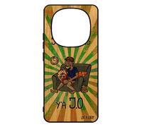 Coque Bois Pour Xiaomi Redmi Note 14 Pro/14 Pro+ Plus 5g Silicone J'peux Pas Y'a Jo Tpu Vert Case Sport Housse Drole Design Dessin Rigide