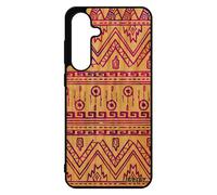 Coque Bois S24 Fe Silicone Motif Azteque Housse Violet Ethnique Fait Main Souple Art 4g Decoratif Effet Dessin Fond Pour Samsung Galaxy