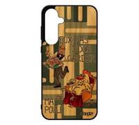 Coque Bois Silicone J'peux Pas J'dois Garder Ma Poule Samsung Galaxy A55 5g Coq Dessin Jpeux Noir Pas Cher Sm-A556e/Ds Drole Texte