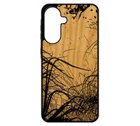 Coque Bois Silicone Oc¿An Pour Pour Samsung Galaxy A56 5g Mer Noir Etui Antichoc Plong¿E Dessin Pas Cher Fr¿Ne Sm-A566b/Ds Algues Nature