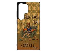 Coque Bois Silicone Pour Samsung S25 Ultra J'peux Pas J'ai Console Jpeux Play Jeux Video Humoristique Vert Geek Texte Humour Gamer Pour Galaxy