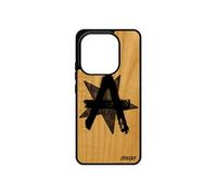 Coque bois silicone Redmi Note 14 4G Europe anarchie signe case Homme revolution punk smartphone Gris antichoc peinture logo pour Xiaomi