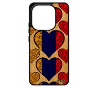 Coque Bois Silicone Redmi Note 14 4g Europe Drapeau Armenie Armenien I Love Basket De Protection Rigide Telephone Coeur Foot Pour Xiaomi