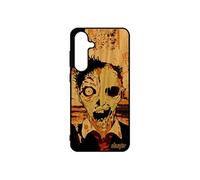 Coque bois veritable pour galaxy S24 FE silicone zombie motif Marron mort vivant garcon gel revenant 5G horreur apocalypse housse pour Samsung