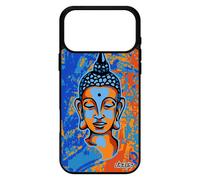 Coque Bouddha Pour Iphone 17 Pro Max Silicone Journal Bleu Telephone Personnalis¿ De Protection Etui Hindou Jolie Illustration Zen
