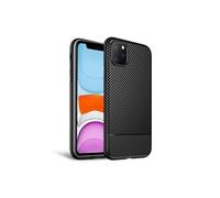 Coque brossée noire Apple iPhone 11 PRO 5,8 pouces NEW Carbon Fiber Antichoc - Accessoires Pochette Case Nouvel iPhone 11 PRO 5.8 2019
