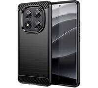Coque brossée noire Xiaomi Redmi Note 14 Pro 5G Carbon Fiber Antichoc protection Xiaomi Redmi Note 14 Pro 5G
