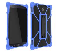 Coque Bumper pour Tablette 7 à 9" Antichocs Universelle Protection Béquillee Bleu