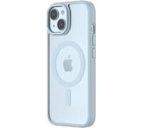 Coque bumper QDOS Iphone 15 Hybrid soft SNAP MagSafe blleu