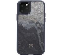 Woodcessories - Coque Bumper Iphone 11 Pro Pierre Volcano Noir