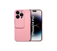 Coque Cam Slide couleur Rose Pour iPhone 14 Pro