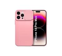 Coque Cam Slide couleur Rose Pour iPhone 14 Pro Max