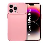 Coque Cam Slide couleur Rose Pour iPhone 14 Pro Max Little Boutik©