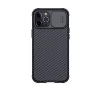 Nillkin CamShield Pro Coque fine compatible avec iPhone 12 Pro Max, coque de protection avec protection d'appareil photo pour 12 Pro Max en polycarbonate et TPU pour téléphone 12 Pro Max 6,7" Noir