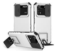 Coque Camshield Stereoscopique Pour Xiaomi Poco M4 Pro 4g, Blanc