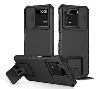 Coque Camshield Stereoscopique Pour Xiaomi Poco M4 Pro 4g, Noir