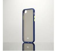 Coque caoutchouc pour smartphone WE - iPhone 6/7/8/SE 2020 - Bleu anti-choc, anti-buée et anti-empreinte
