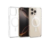 Caseology Capella Mag pour iPhone 16 Pro Coque [Ultra-Clair] avec Protection Antichoc de Niveau Militaire, Motifs de Prise en Main sur Les Côtés pour iPhone 16 Pro - Clear White