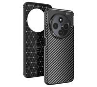 Coque Carbone pour Xiaomi Redmi 14C Silicone Antichoc Antidérapant Noir