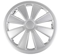Coque - Carenage Start Enjoliveur de Roue de Voiture Gris Simple Imola 15'' en Abs