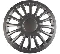 Coque - Carenage Start Jeu D'enjoliveurs de Voiture Anthracite Monza 13'' 4 Pièces en Abs