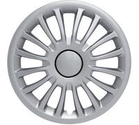 Coque - Carenage Start Lot de 4 Enjoliveurs de Roue Abs Monza 15'' 4 Pièces Gris