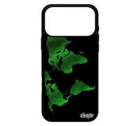 Coque Carte monde pour iPhone 17 pro max silicone original mobile texture planete pays motif globe terre portable atlas vert TPU de