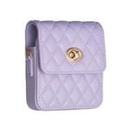 COQUE Cas de Téléphone Motorola Razr 60 Ultra, Mini Sac de téléphone élégant de Téléphone Lanière-Violet