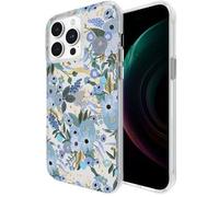 Coque Case-Mate Rifle Paper Garden Magsafe Iphone 15 Pro-Max Bleu