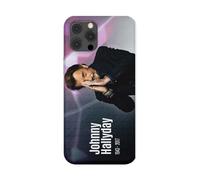 Coque Case Transparente Design Antichoc pour Apple Iphone, imprimée avec Un Design Hommage Johnny Hallyday (iPhone 14 Pro)
