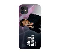 Coque Case Transparente Design Antichoc pour Apple Iphone, imprimée avec Un Design Hommage Johnny Hallyday (iPhone 11)