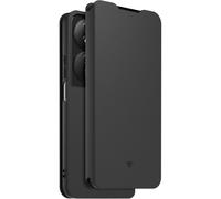 Coque CASR Honor 90 smart folio noir + dragonne